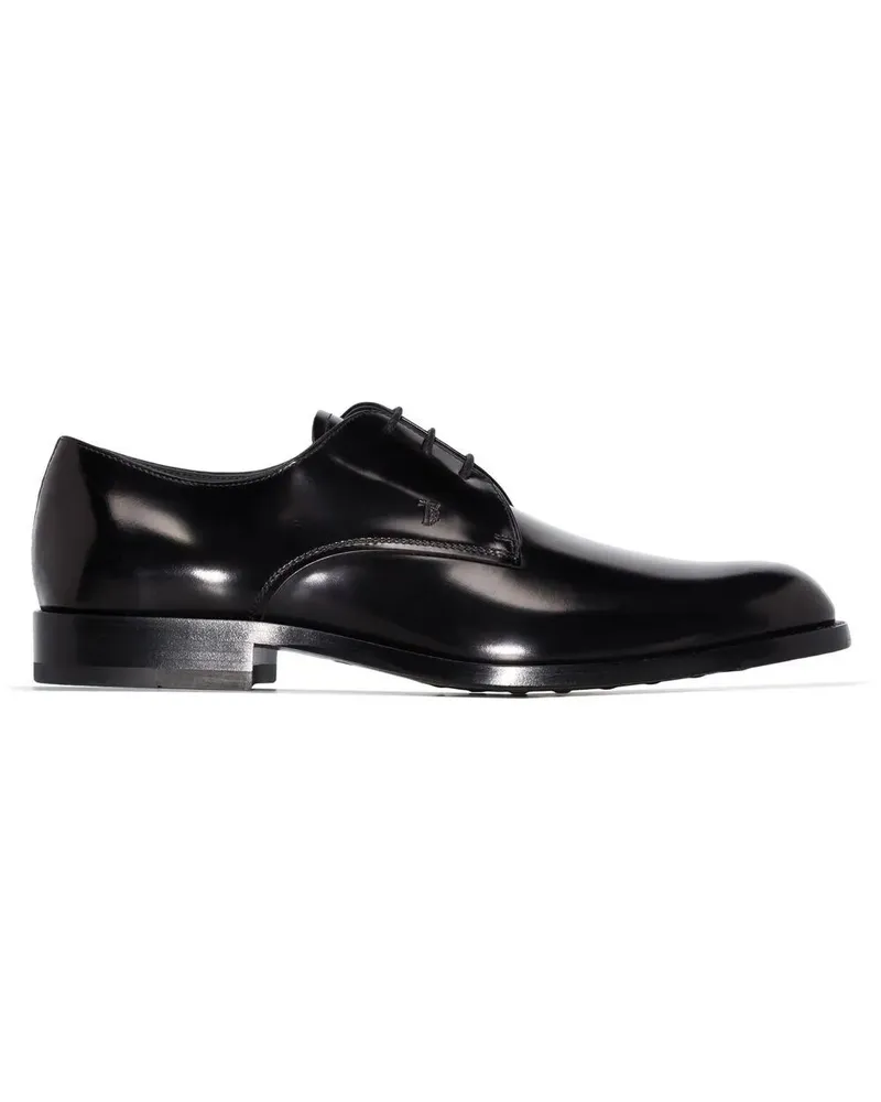 TOD'S Patent Classic Derby Black