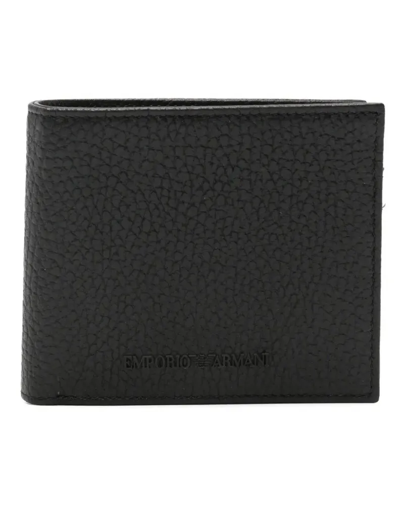 Emporio Armani Wallet Leather Black Black