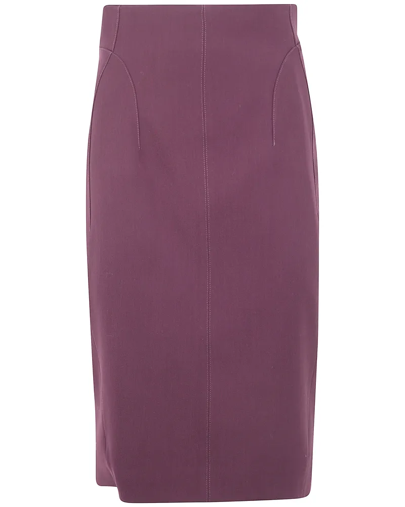 Thierry Mugler Midi Skirt Pink