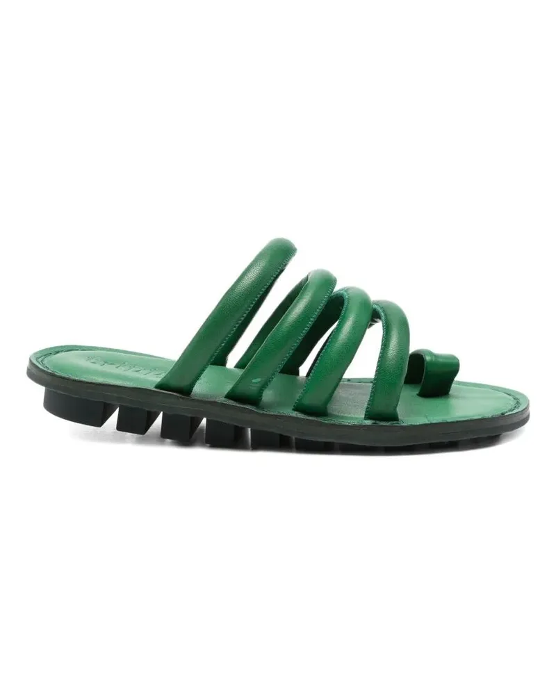 TRIPPEN Threads' Flat Sandals Green