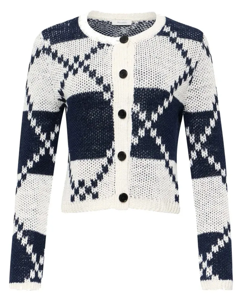 J.W.Anderson J. W.ANDERSON Fairisle Cardigan White