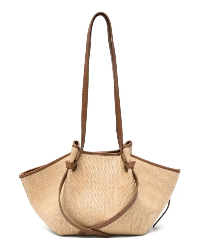 YUZEFI Suede Mochi Bag Beige