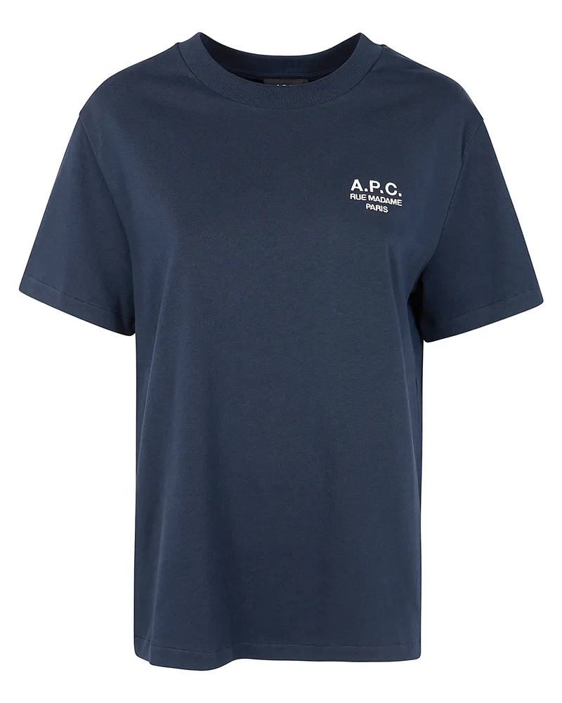 A.P.C. A. P.C. Rue Madame Gots Standard T-Shirt Blue