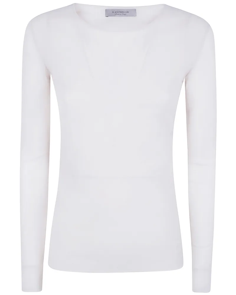 D.EXTERIOR D. EXTERIOR Sweater Round Neck "Tulle Beige