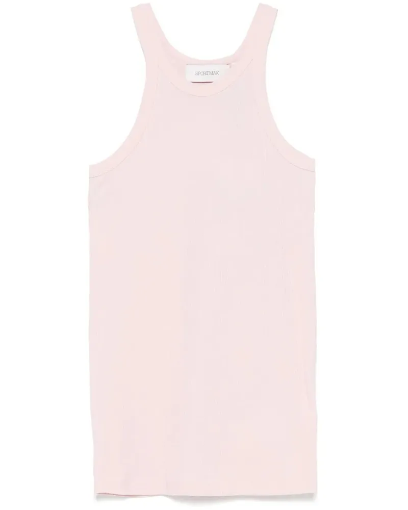 Max Mara Nastie Silk Cotton Tank Top Pink