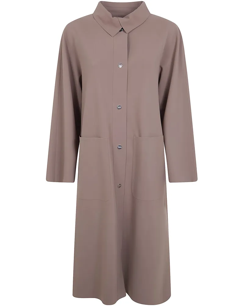 Herno Midi Coat Gray