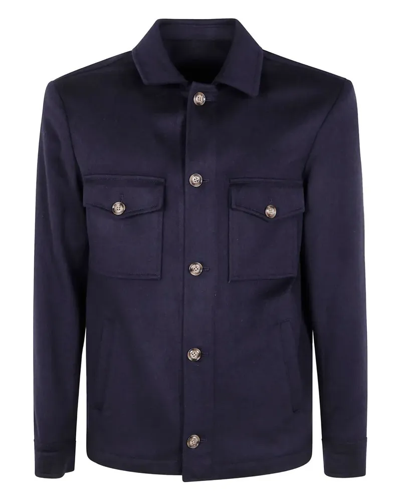 BARBA Park" Shirt Jacket Blue
