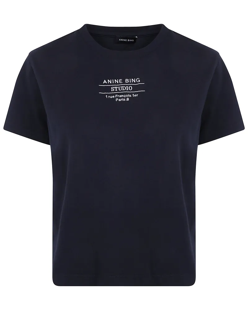 Anine Bing T-Shirt Studio "Shelley Black