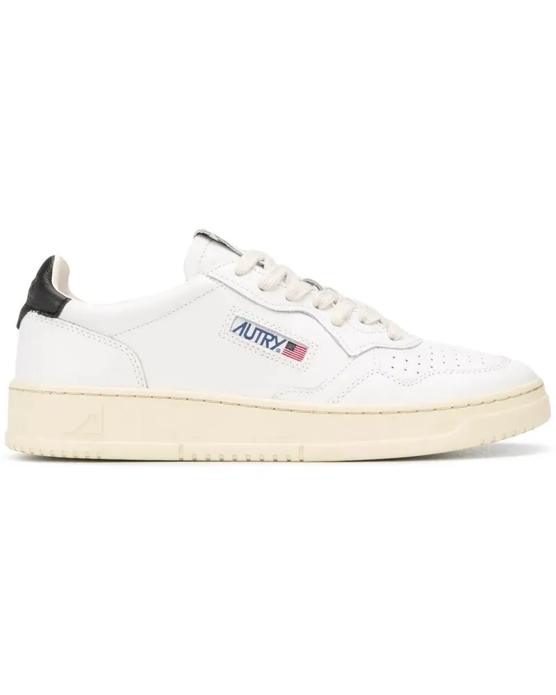 AUTRY Medalist Low Man Leather Sneakers White