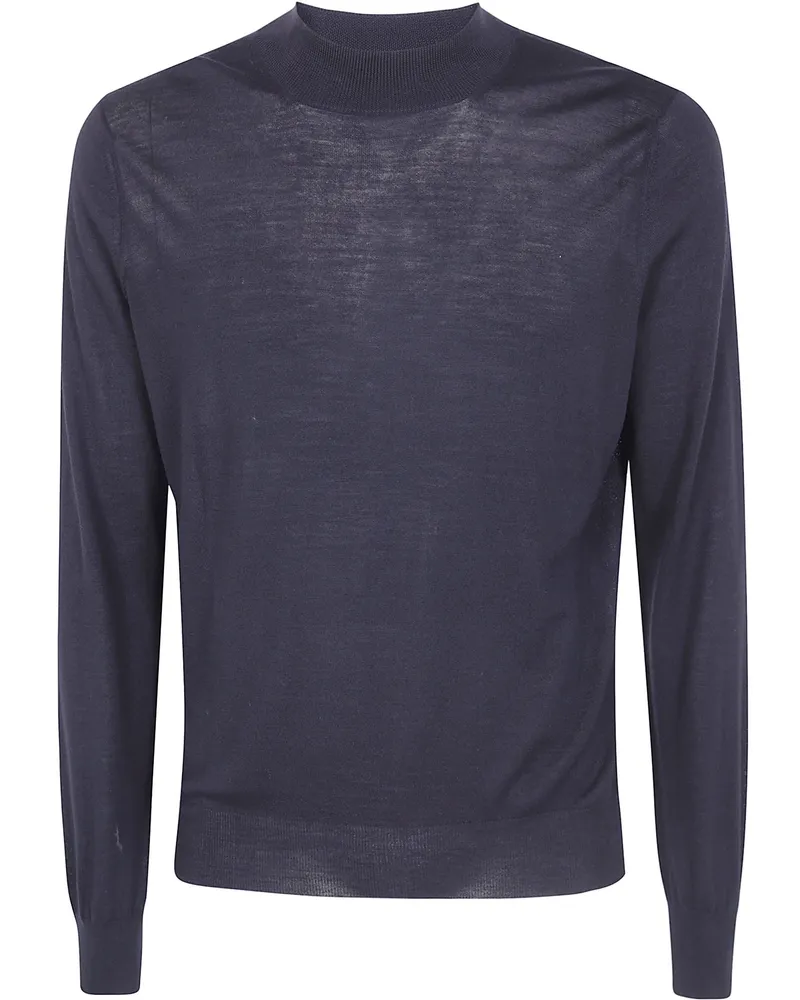 Gran Sasso Sweater Long Sleeves "Turtle Neck Black
