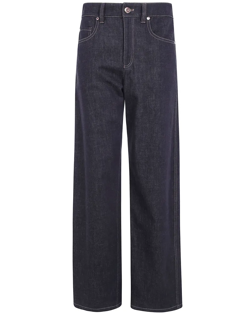 Brunello Cucinelli Pants Denim Black "Ml134p4021 C002 Black