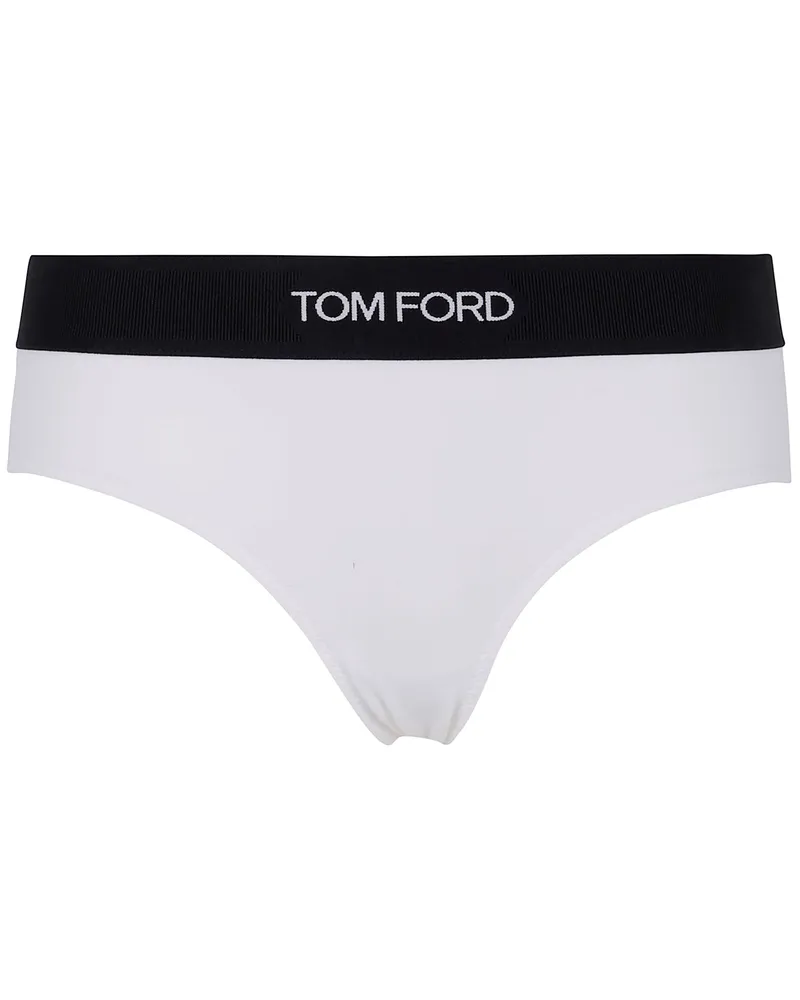 Tom Ford Modal "Signature" Boy Shorts White