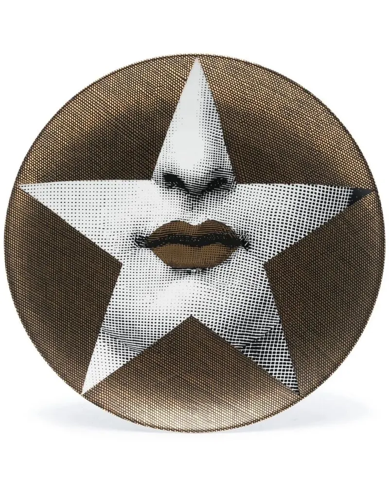 Fornasetti Theme And Variations N.399' Plate Multi