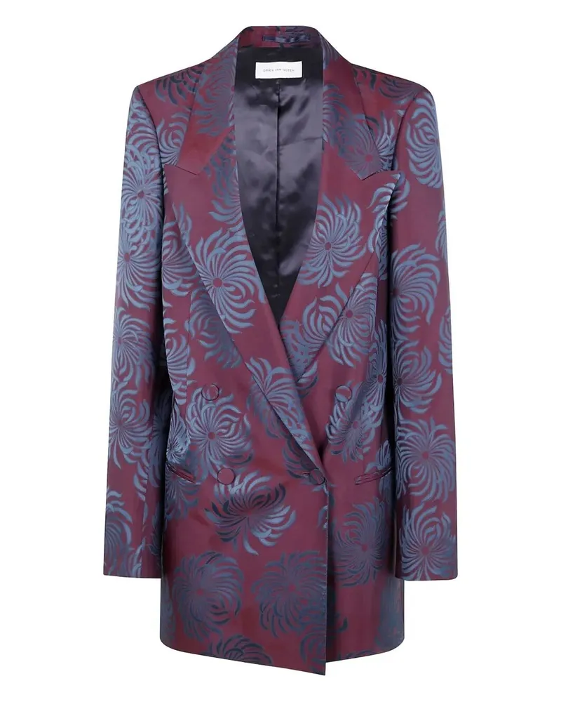 Dries van Noten Blink 2140" Double Dye Jacquard Jacket Pink