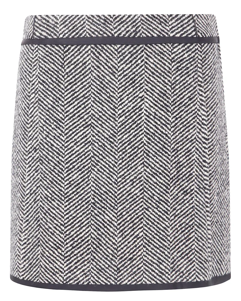 Jil Sander 102 W Trim Skirt Gray
