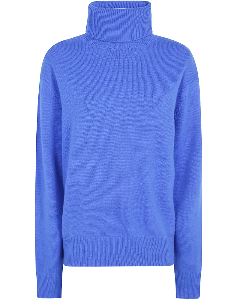 FRANKIE Shop Sweater Padded Turtleneck "Gala Blue