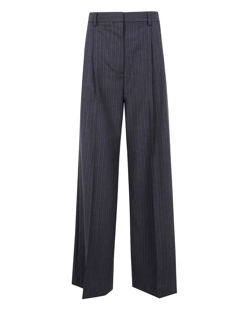 Filippa K Darcey Pinstripe Trousers Gray