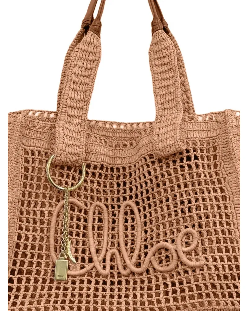 Chloé Summer Banana Tote Bag Beige