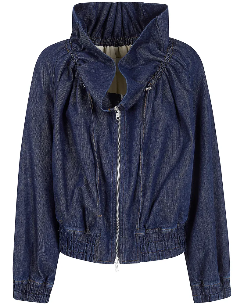 Dries van Noten Voly' Denim Jacket Blue