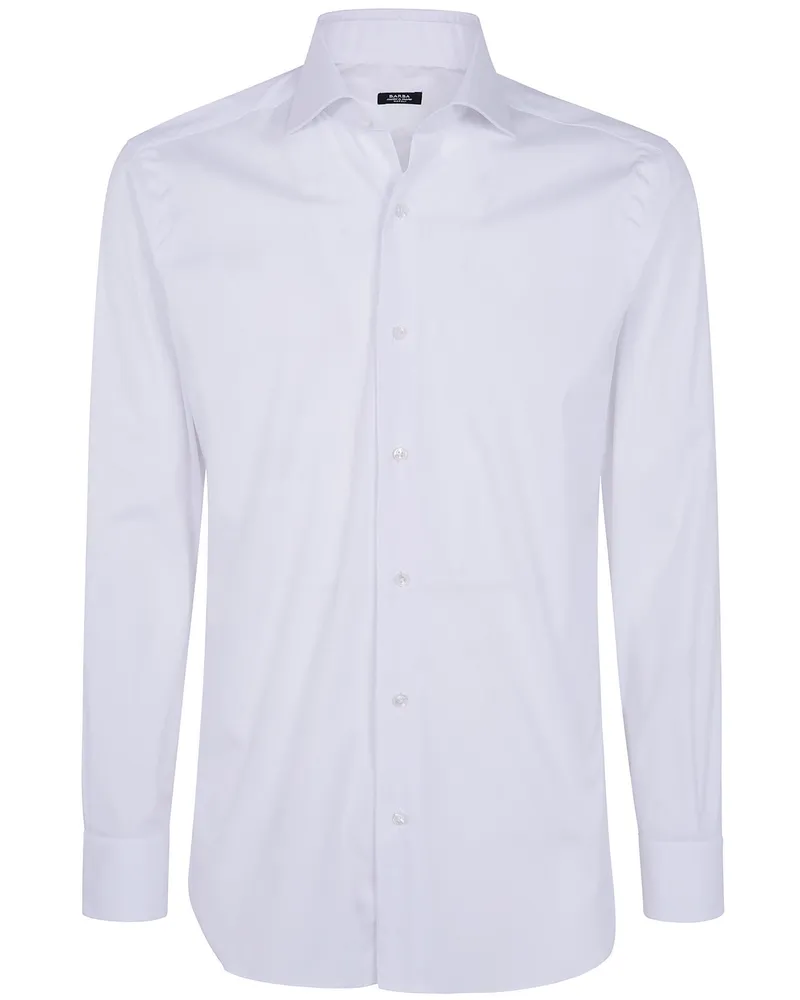 BARBA Shirt Classic Stretch "099 White White