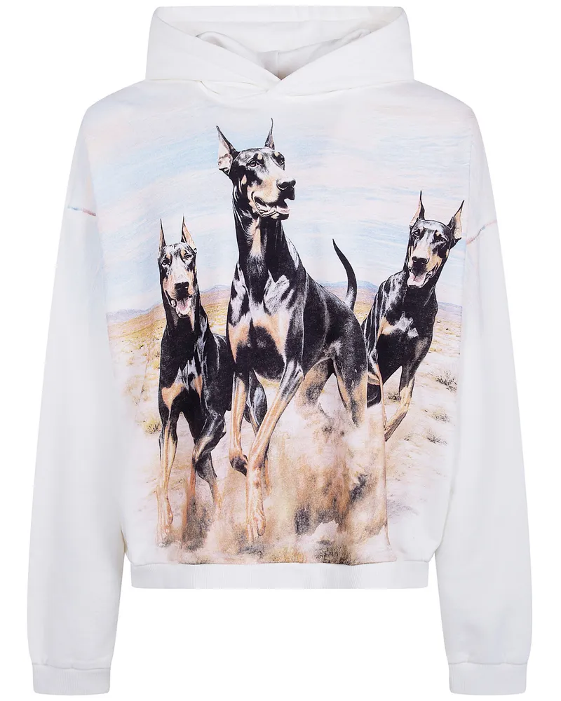 REPRESENT Western Dobermans" Hoodie White