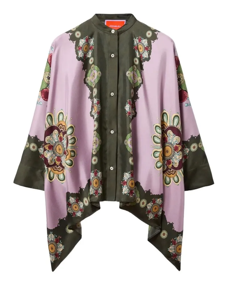La DoubleJ Foulard Shirt" Placée Multi