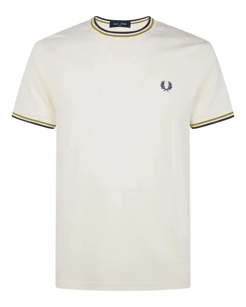 Fred Perry Fred Perry" Twin Tipped T-Shirt Beige