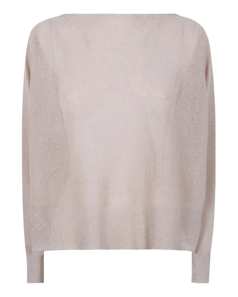 D.EXTERIOR D. EXTERIOR F-Lux Overszed Long Sleeves Sweater Metallic