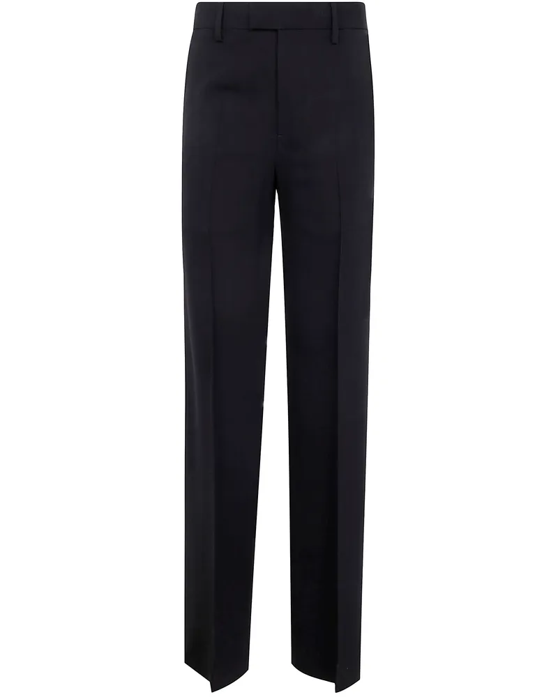Ann Demeulemeester Maaike Flared Leg Comfort Trousers Viscose By Ann D Black