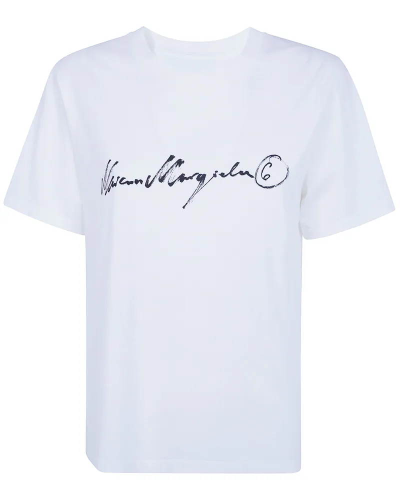 Maison Margiela T-Shirt Basic "Mm6 White