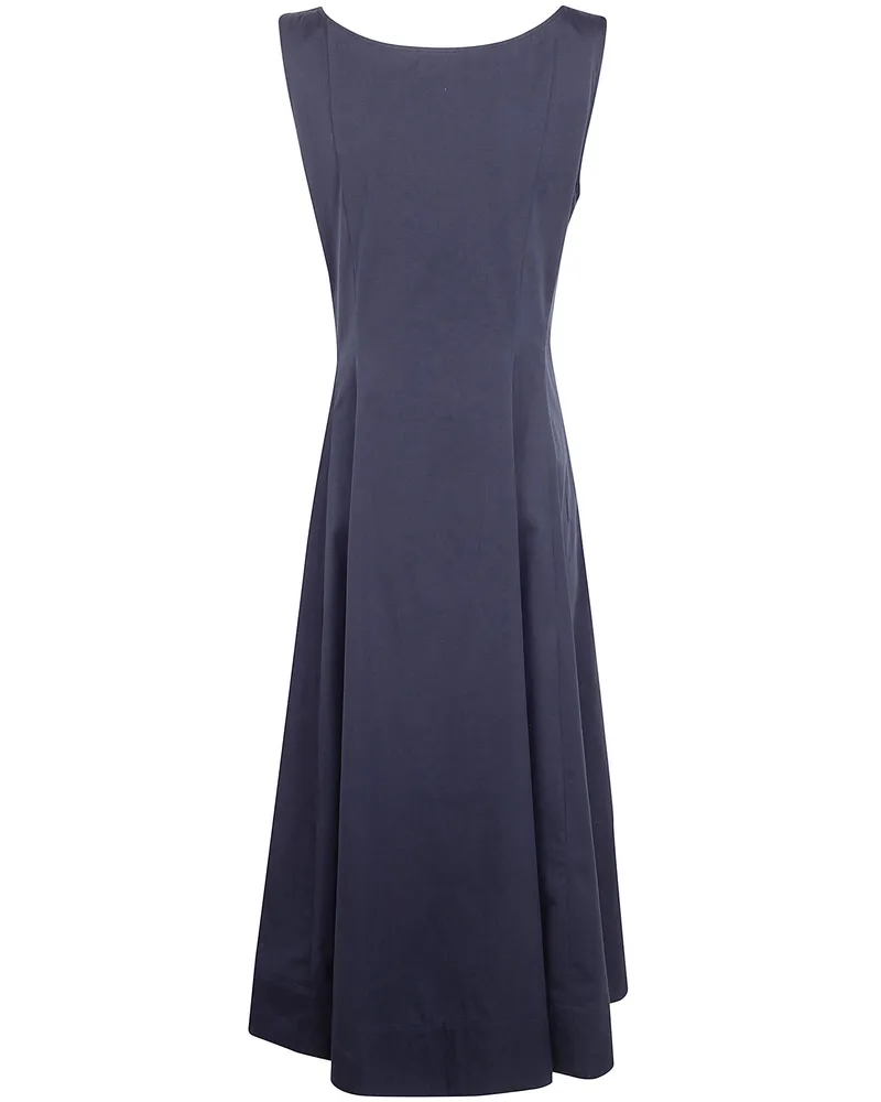 Ralph Lauren Woven A Line Midi Dress Black