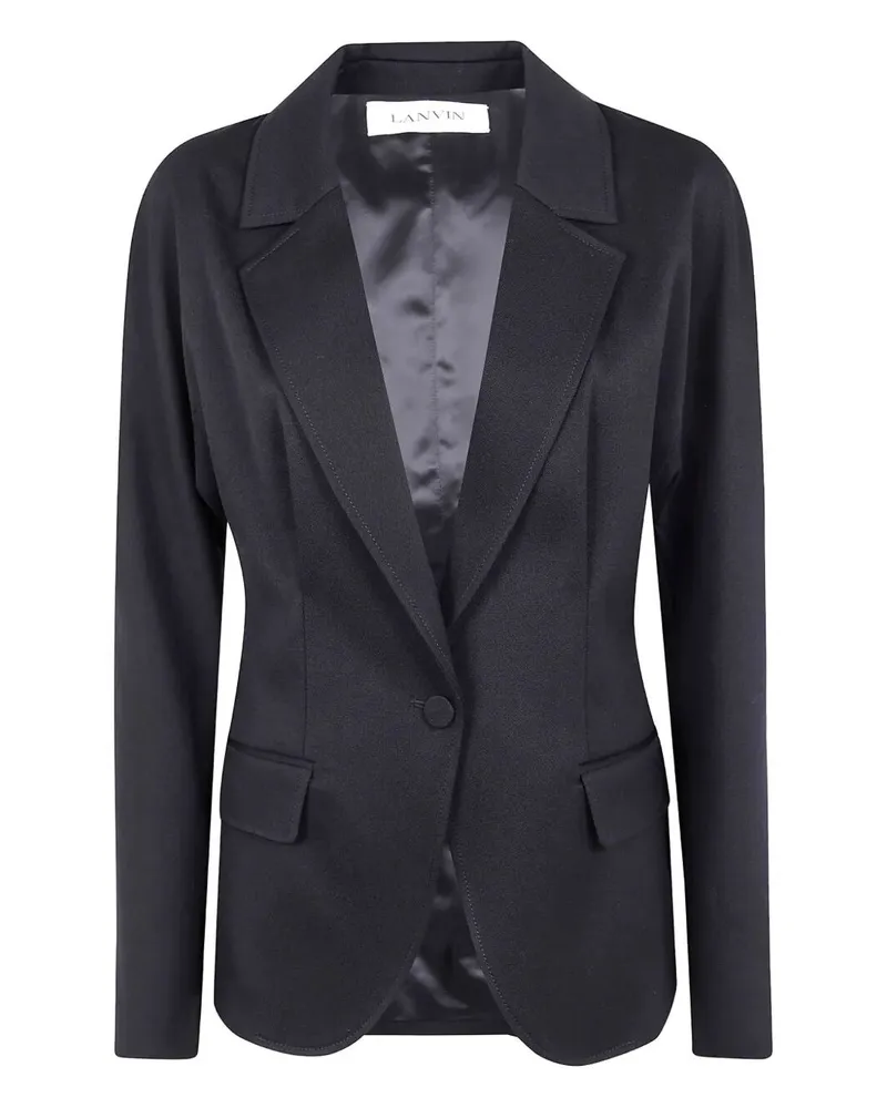 Lanvin Single-Breasted Tailored Jacket Black