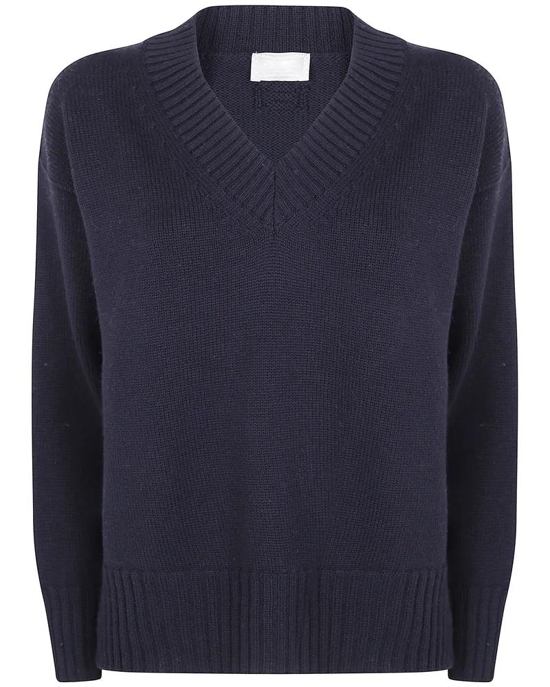 Drumohr  Sweater V Neck "Oversized Gray