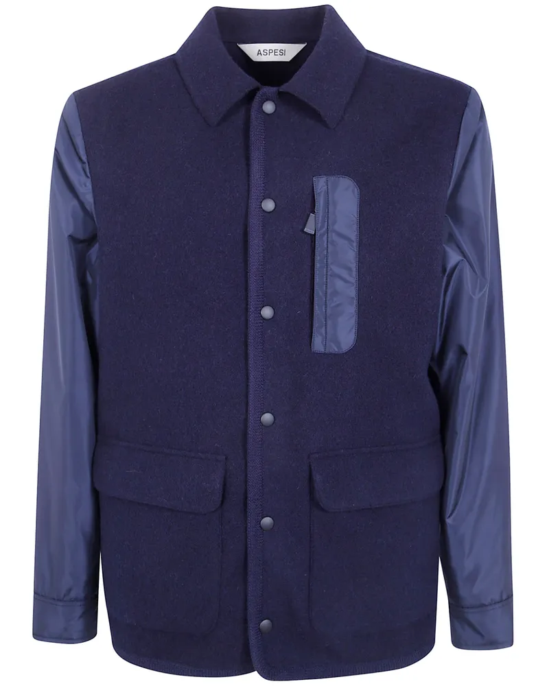 ASPESI Jacket Long-Sleeved "Waltz Blue