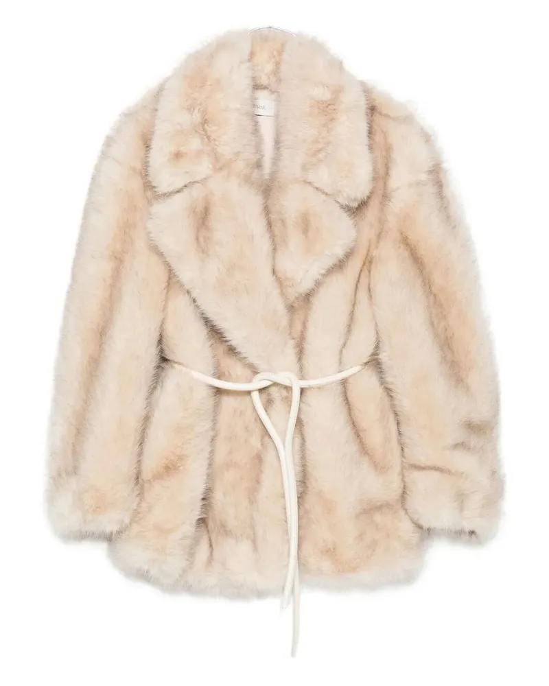 Max Mara Rosaria" Maxi Fur Beige