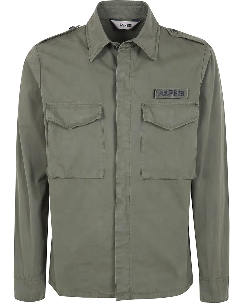 ASPESI Field Shirt' Shirt Green