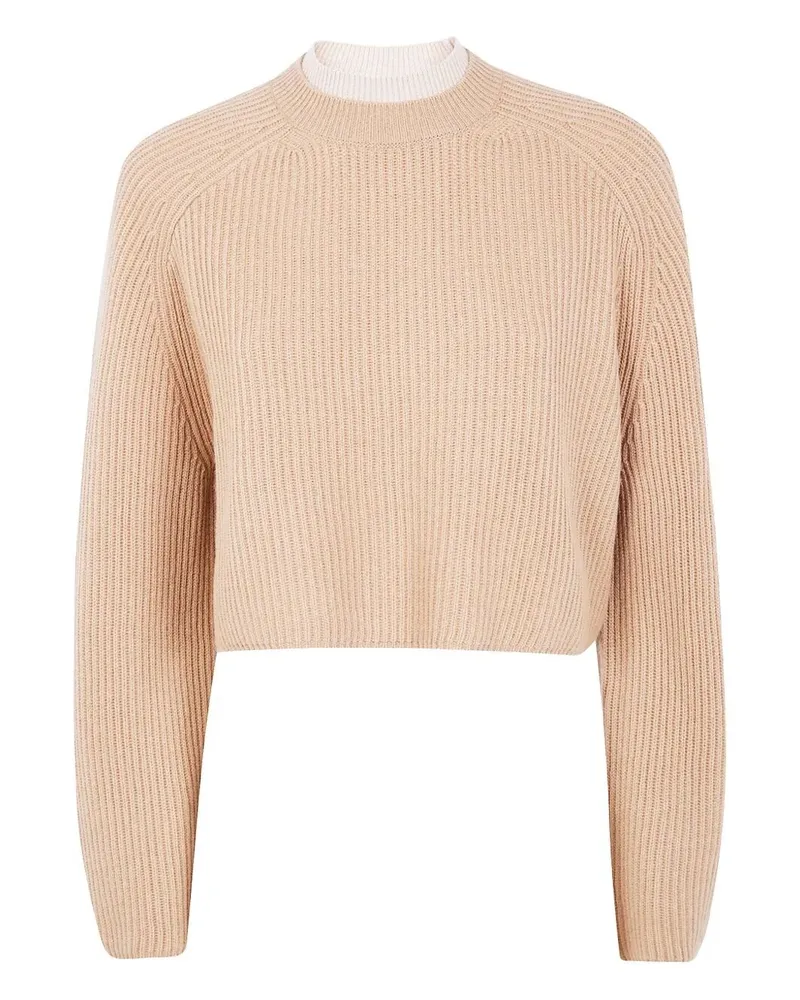 Max Mara Funale' Round Neck Sweater Brown