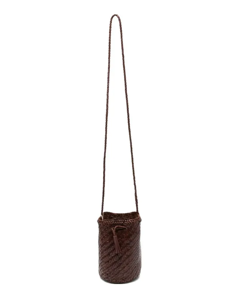 Dragon Diffusion Pompom Double Jump" Bag Brown