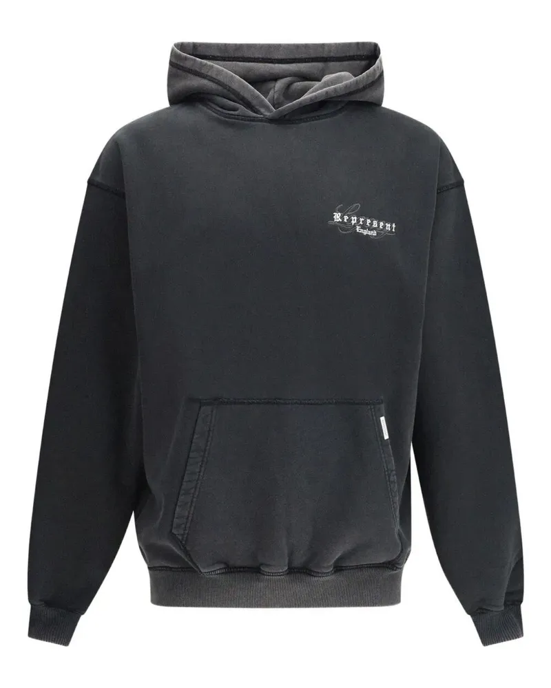 REPRESENT Represent Legacy Overprint" Hoodie Black