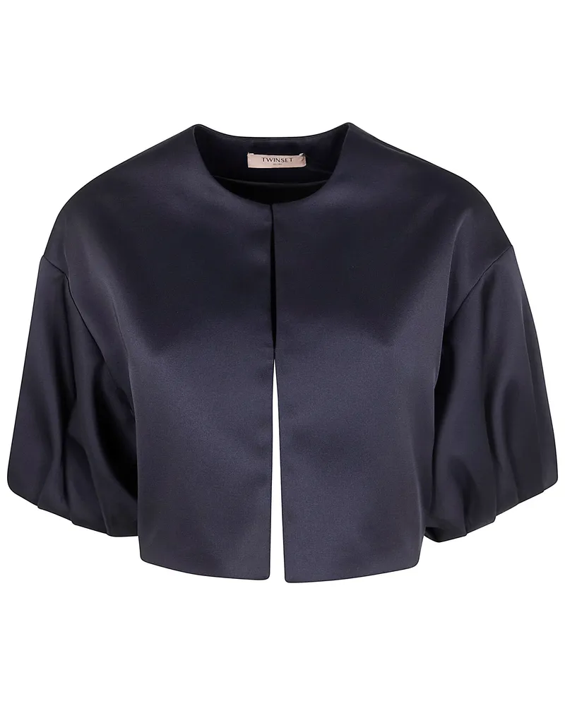 Twin-Set Cropped Jacket Black