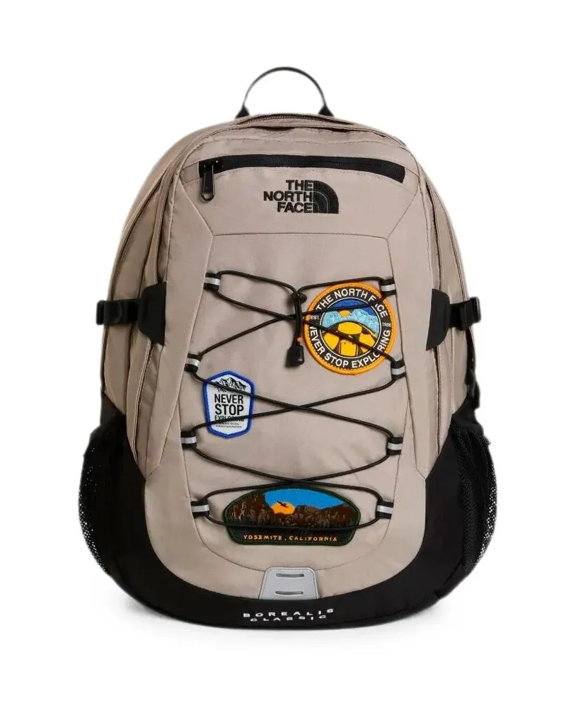 The North Face Backpack With Patches "Borealis Classic Patch Gray