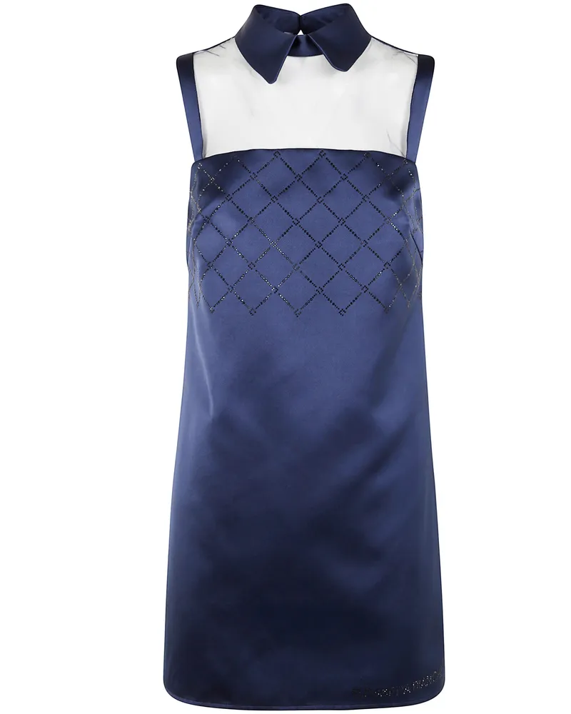 Elisabetta Franchi Mini Dress Blue
