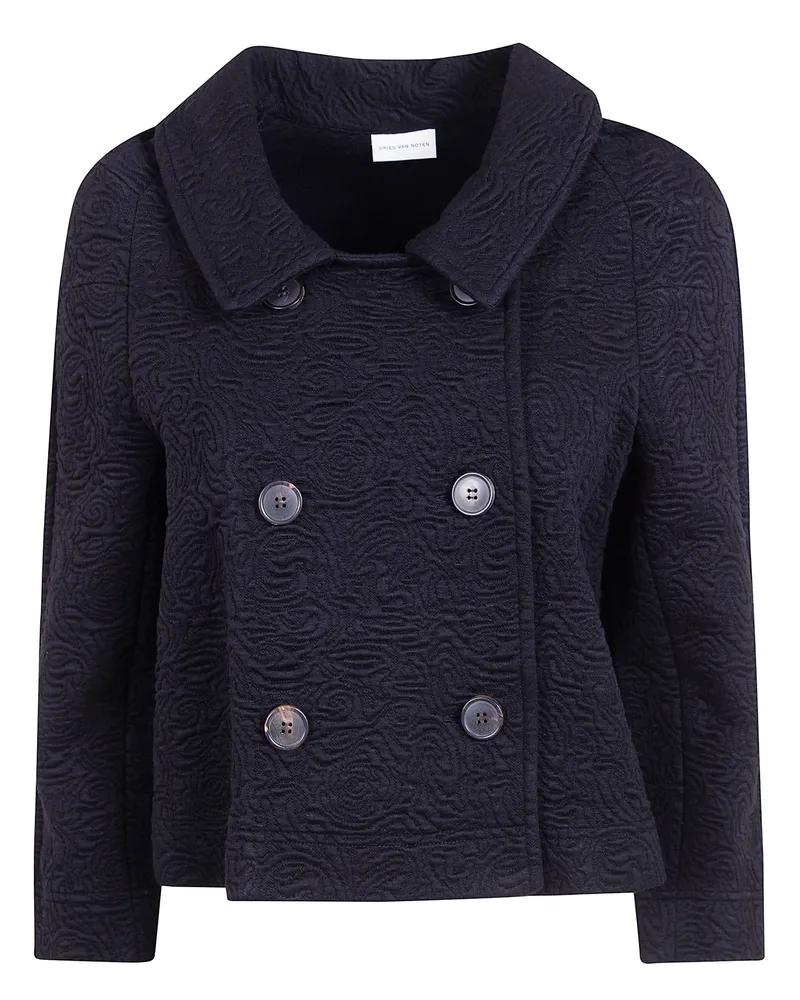 Dries van Noten Huvia" Double Breasted Jacket Black