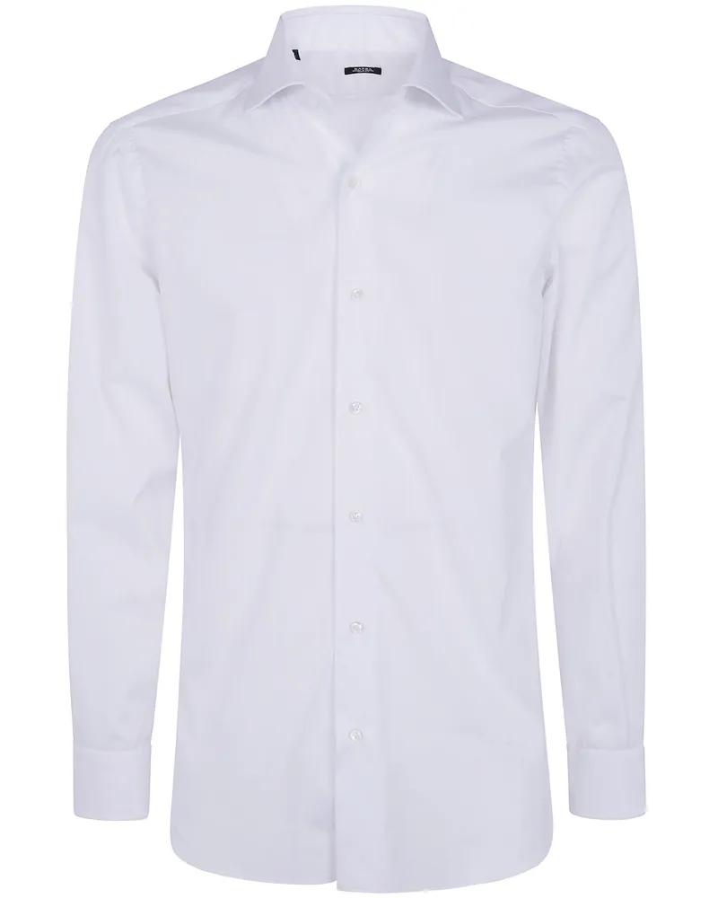 BARBA Shirt Classic Popeline "White White