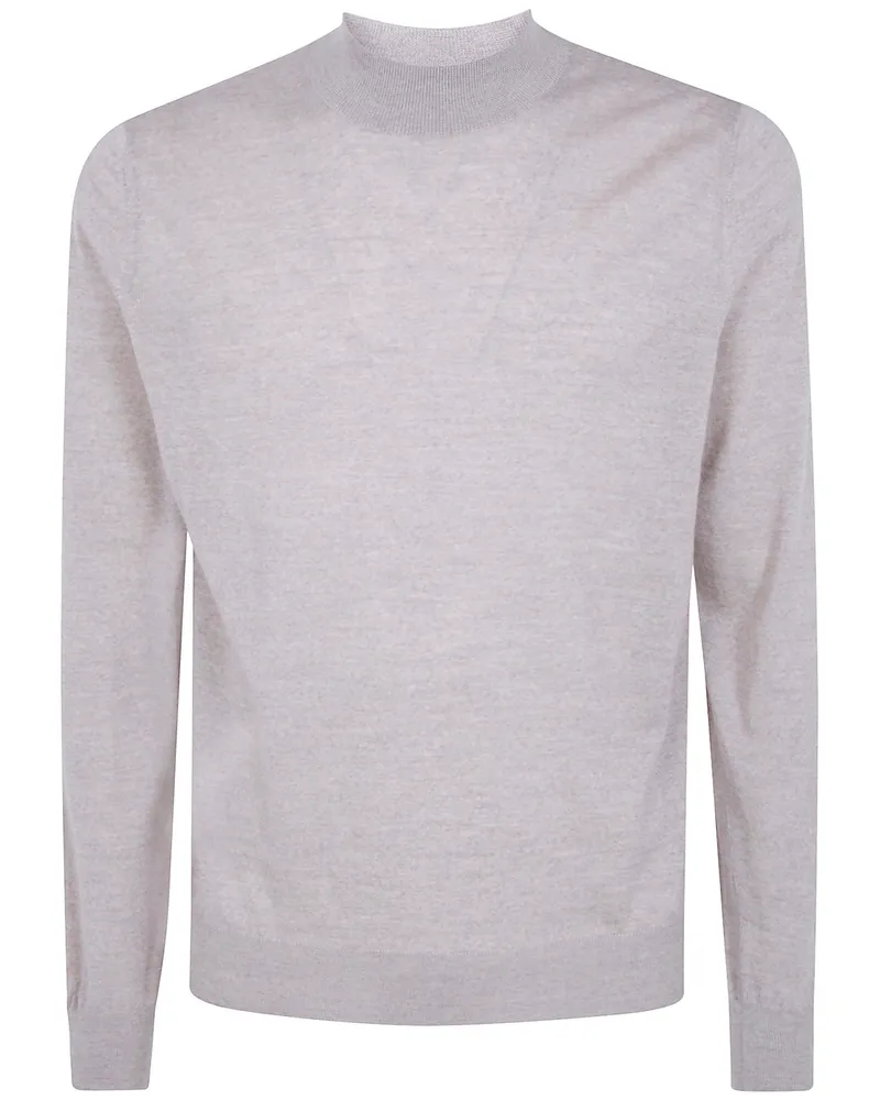 Gran Sasso Sweater Turtle Neck Long Sleeves Beige