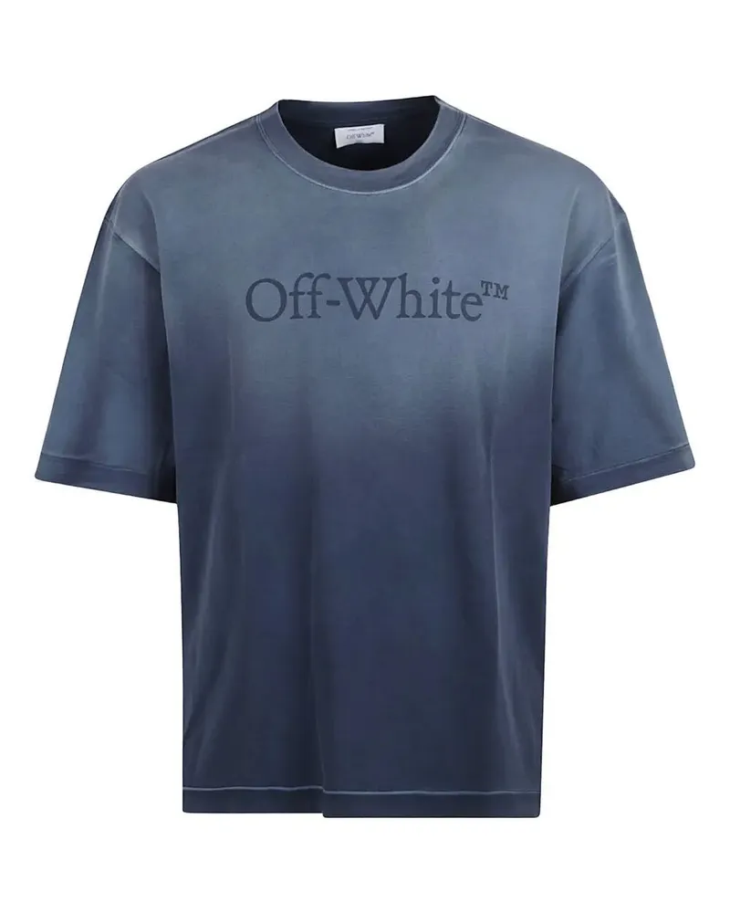 OFF-WHITE Laundry Skate" Short Sleeves Tee Blue