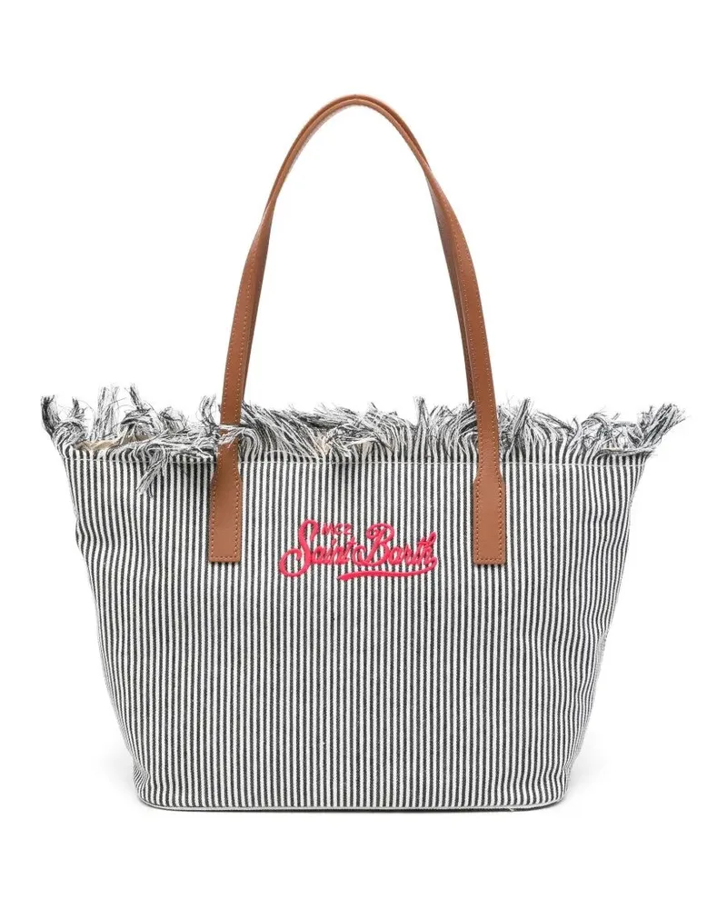 MC2 Saint Barth City' Fringe Medium Bag Black