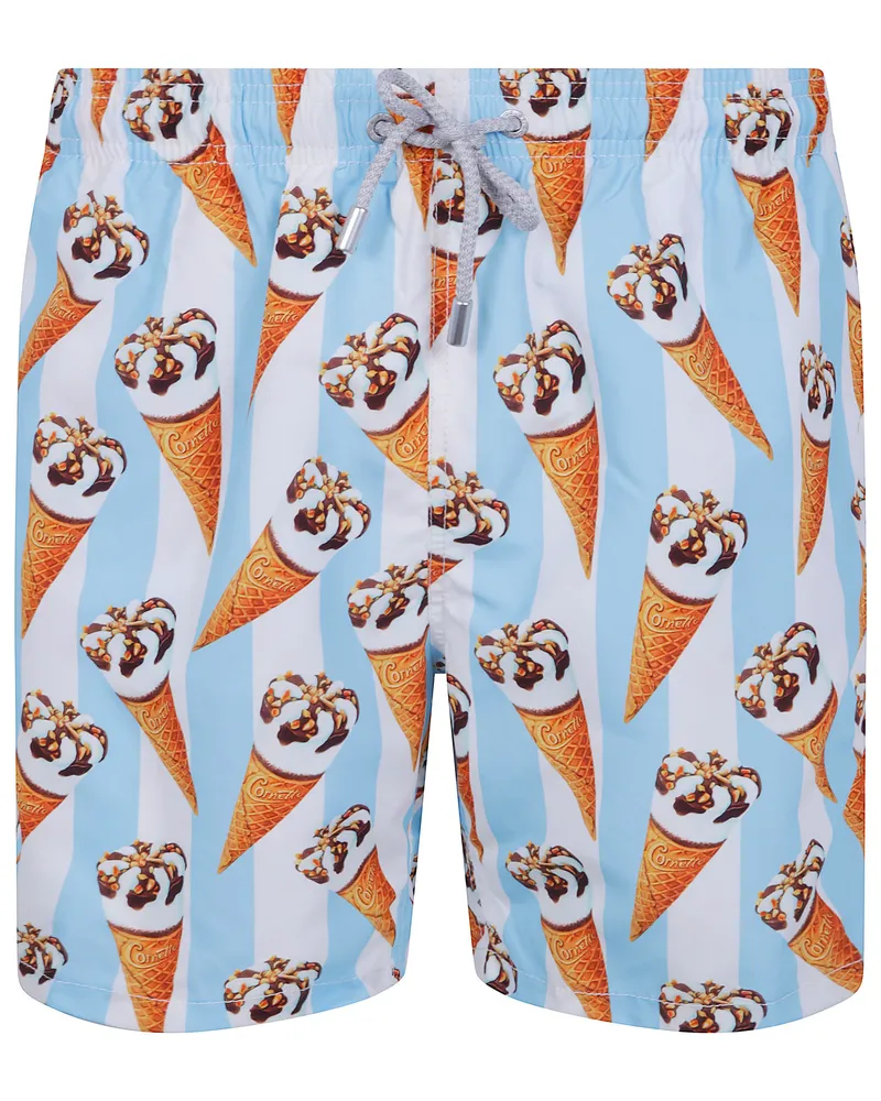 MC2 Saint Barth Swim Shorts With Ice Cream Print "Gustavia Multi