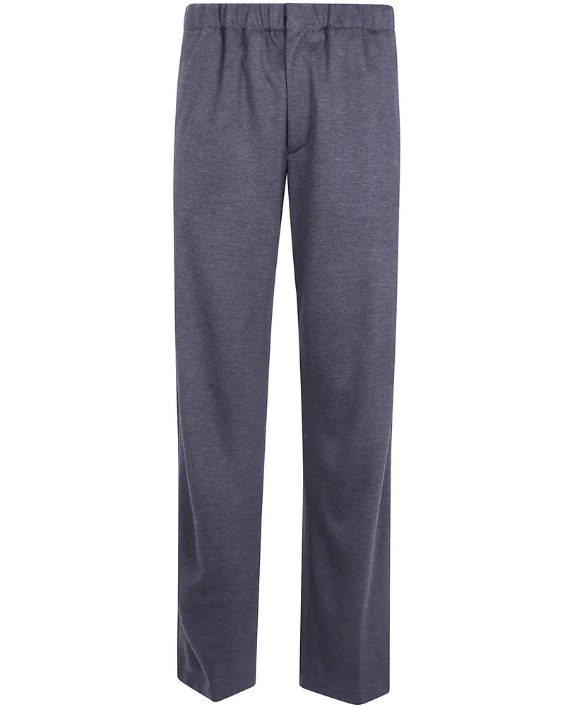 LARDINI Trousers Regular Fit "Easy Wear Gray