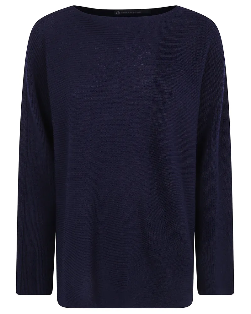 Pier Antonio Gaspari Sweater Pearl Knit "Pearl Knit Sweater Blue